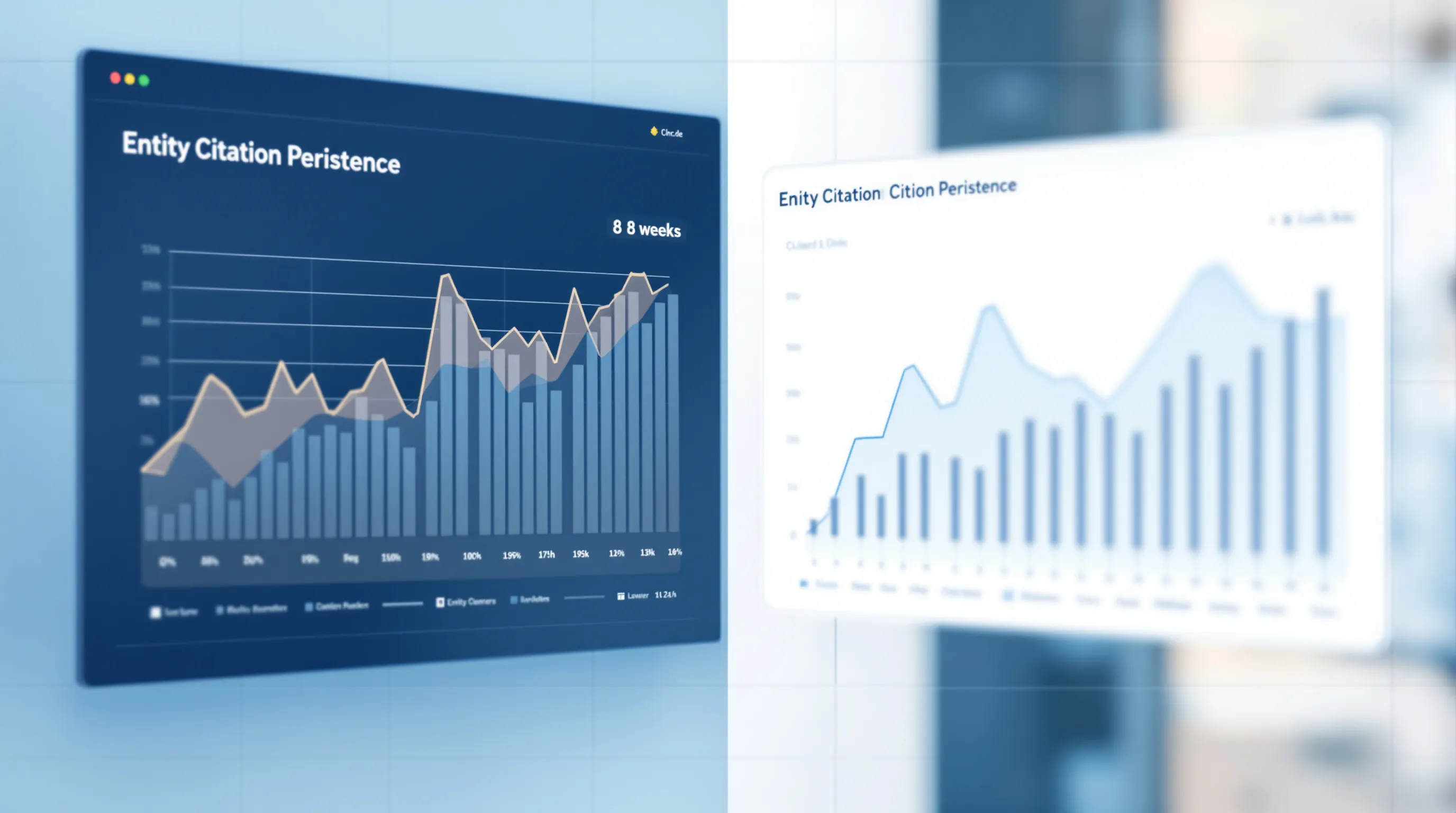 AI Overview entity citation persistence tracker showing connection to booked pipeline revenue